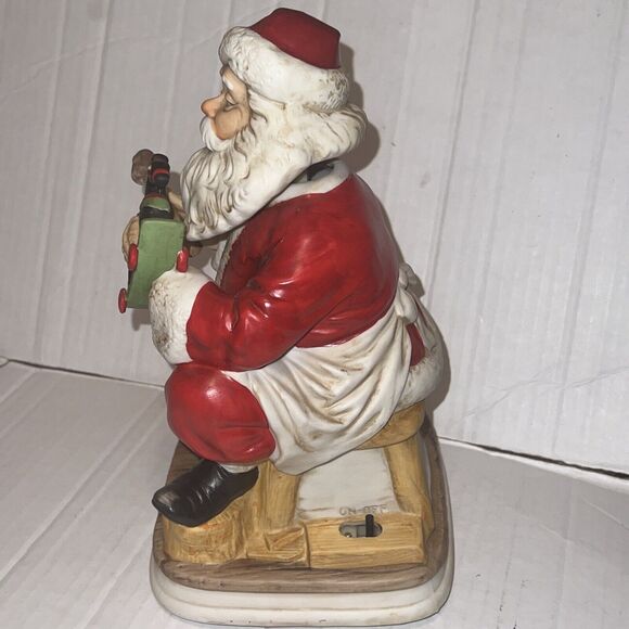 Vtg Melody In Motion Santa Clause Musical Christmas Limited Edition 6071/8000 - Picture 3 of 8